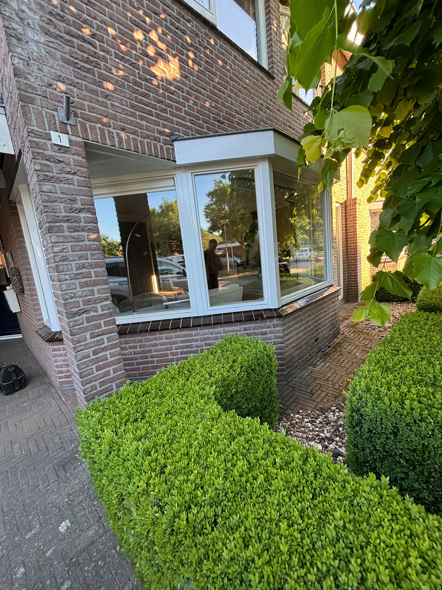 HR++ glas in erker