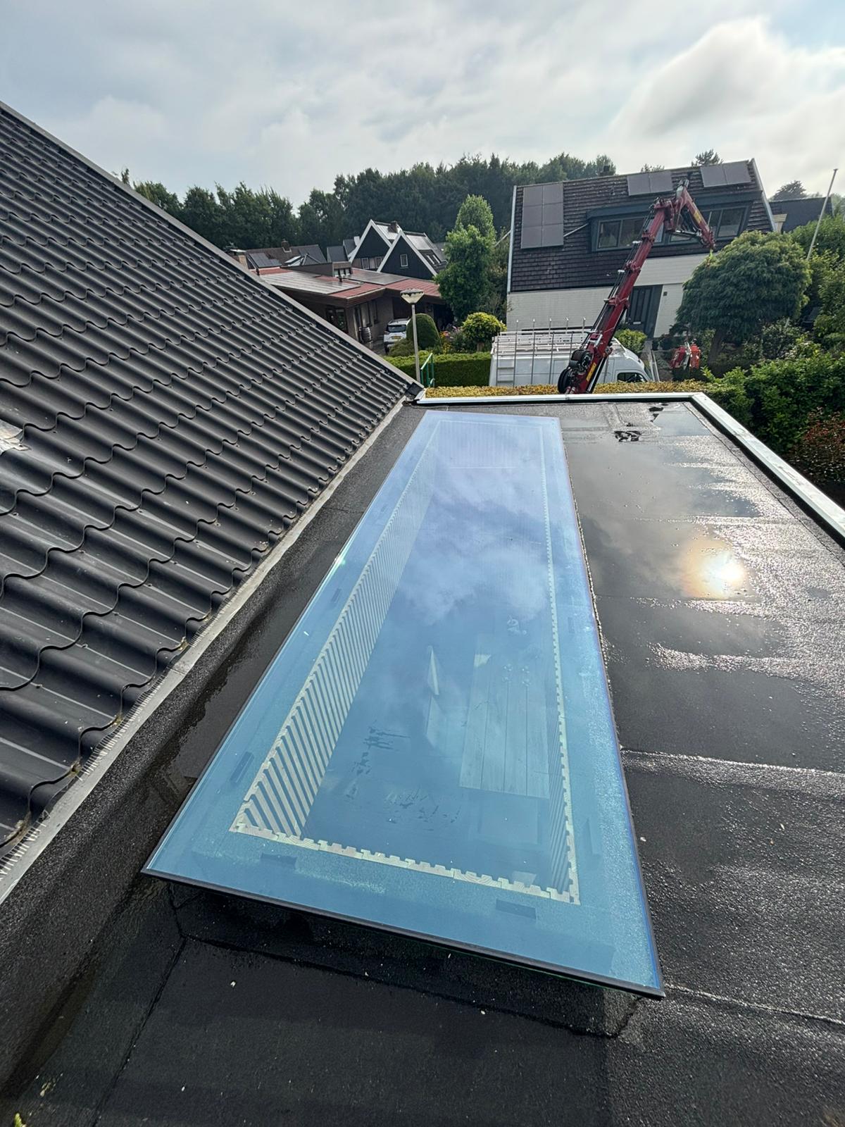 Grote dakruit geplaatst in Haaksbergen