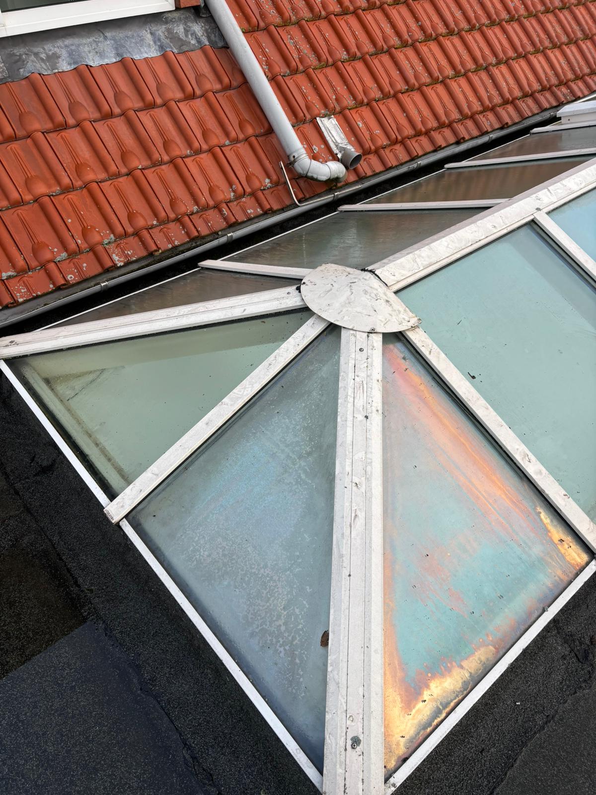 Zonwerend HR++ dakglas geplaatst in serre in Markelo